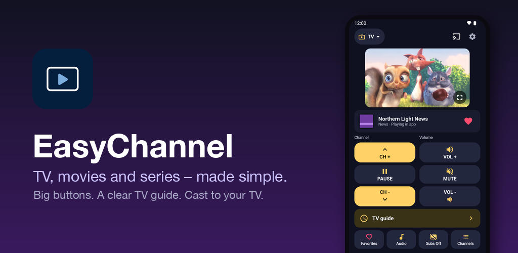 EasyChannel IPTV feature graphic